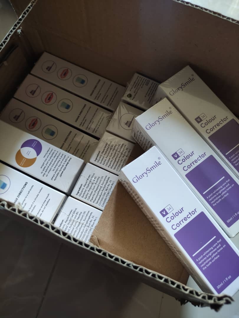 سفیدکننده دندان بنفش v34